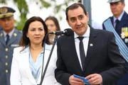 Prefeito de São José dos Campos, Anderson Farias, e a primeira-dama, Sheila Tomaz