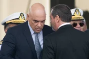 Ministro do STF Alexandre de Moraes e diretor-geral da PF, Andrei Rodrigues Ministro do STF Alexandre de Moraes e diretor-geral da PF, Andrei Rodrigues
