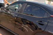 Vidros laterais também foram destruídos Vidros laterais também foram destruídos