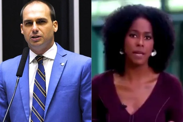 Maju Coutinho defende lockdown e Eduardo Bolsonaro critica jornalista