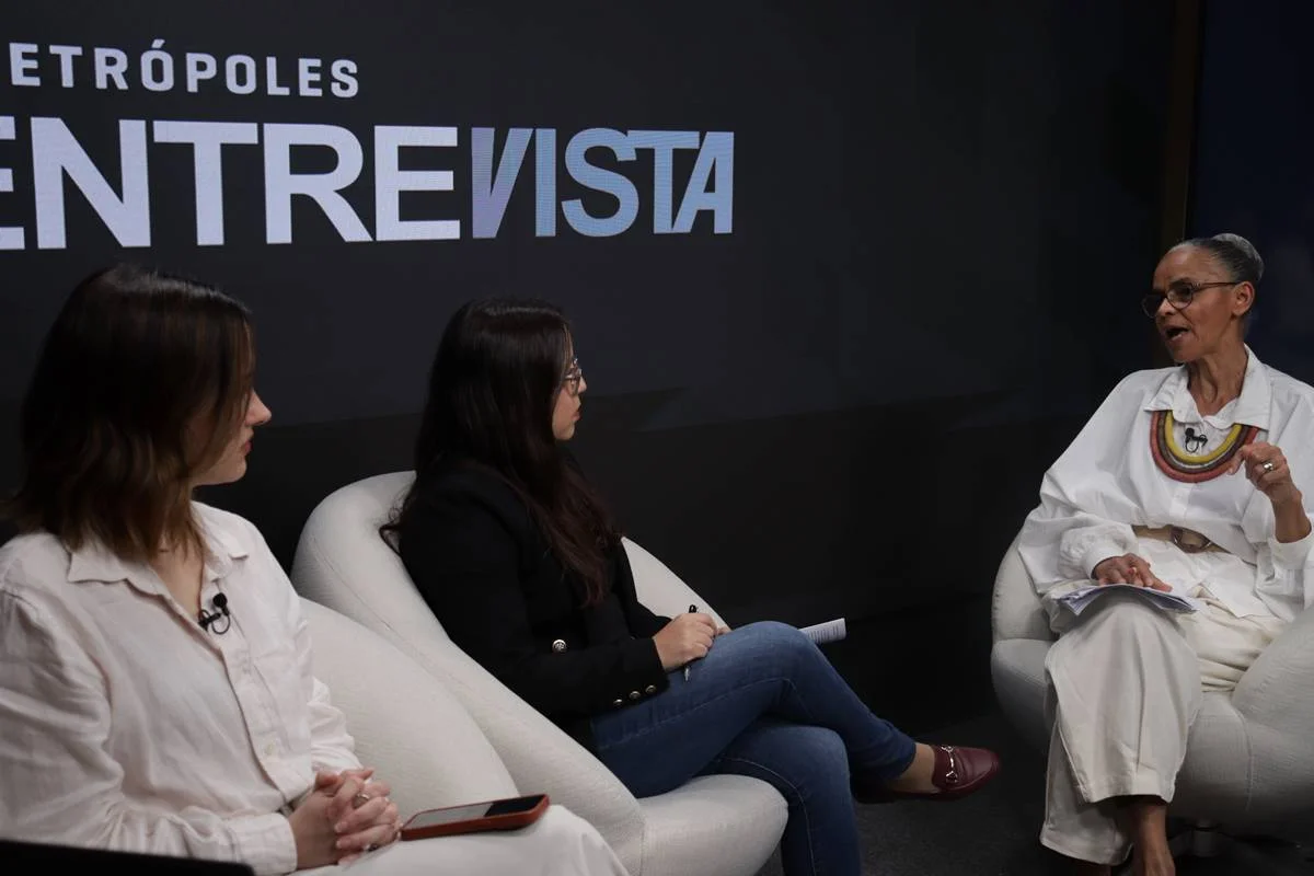 Marina Silva em entrevista em São Paulo Marina Silva em entrevista em São Paulo