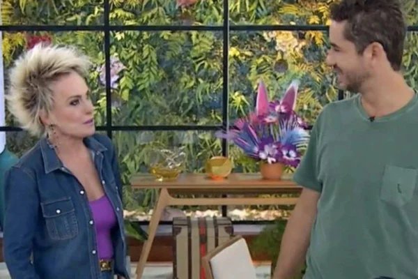 Imagem colorida de Ana Maria Braga e Felipe Andreoli - Metrópoles