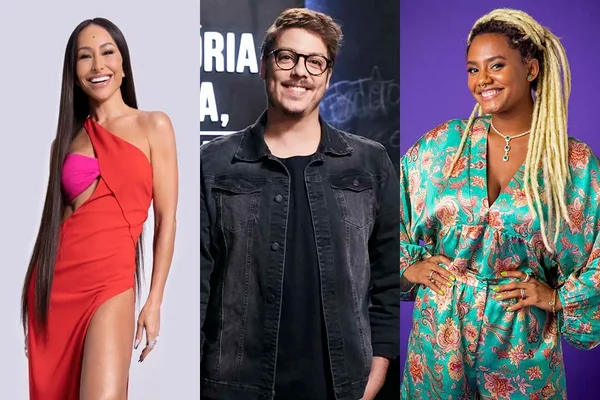 Sabrina Sato, Fábio Porchat e Jéssica Ellen