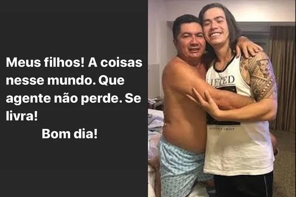 Pai de Whindersson Nunes: “Há coisas que a gente não perde, se livra”