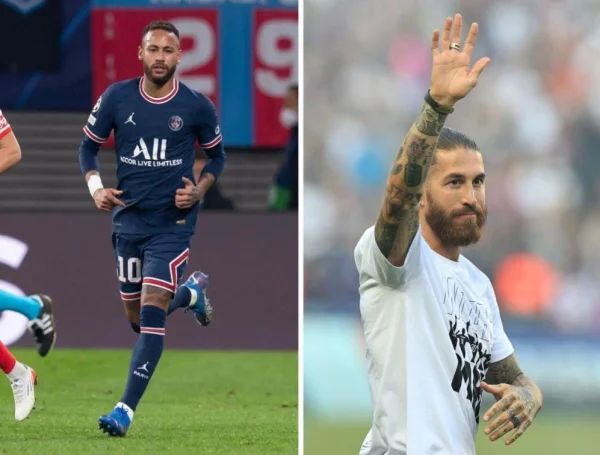 Neymar Jr e Sergio Ramos