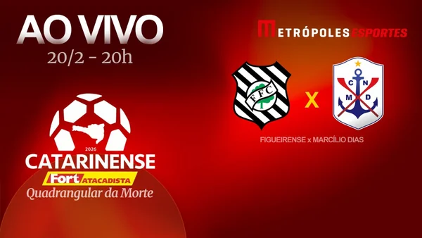 Catarinense 2026: assista a Figueirense x Marcílio Dias ao vivo no YouTube