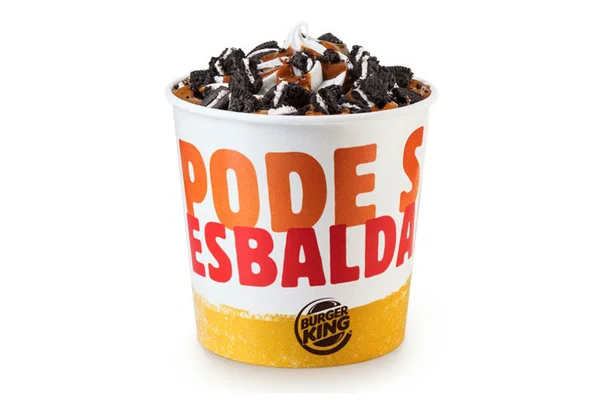 Burguer King lança balde de 1 litro de sorvete com Oreo