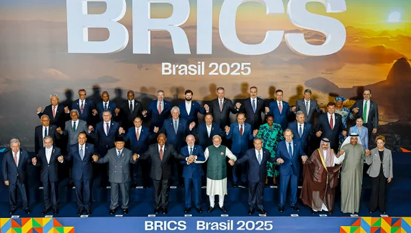 Foto de família do Brics