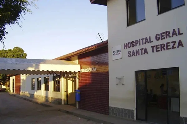 Imagem colorida, Hospital Geral Santa Tereza, em Ribeira do Pombal- Metrópoles