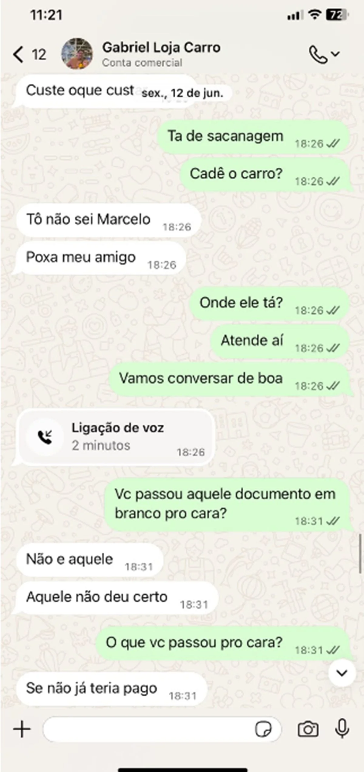 Estelionatário dá “golpe do balcão” em PM dentro de revendedora de veículos - imagem 6 Estelionatário dá “golpe do balcão” em PM dentro de revendedora de veículos - imagem 6