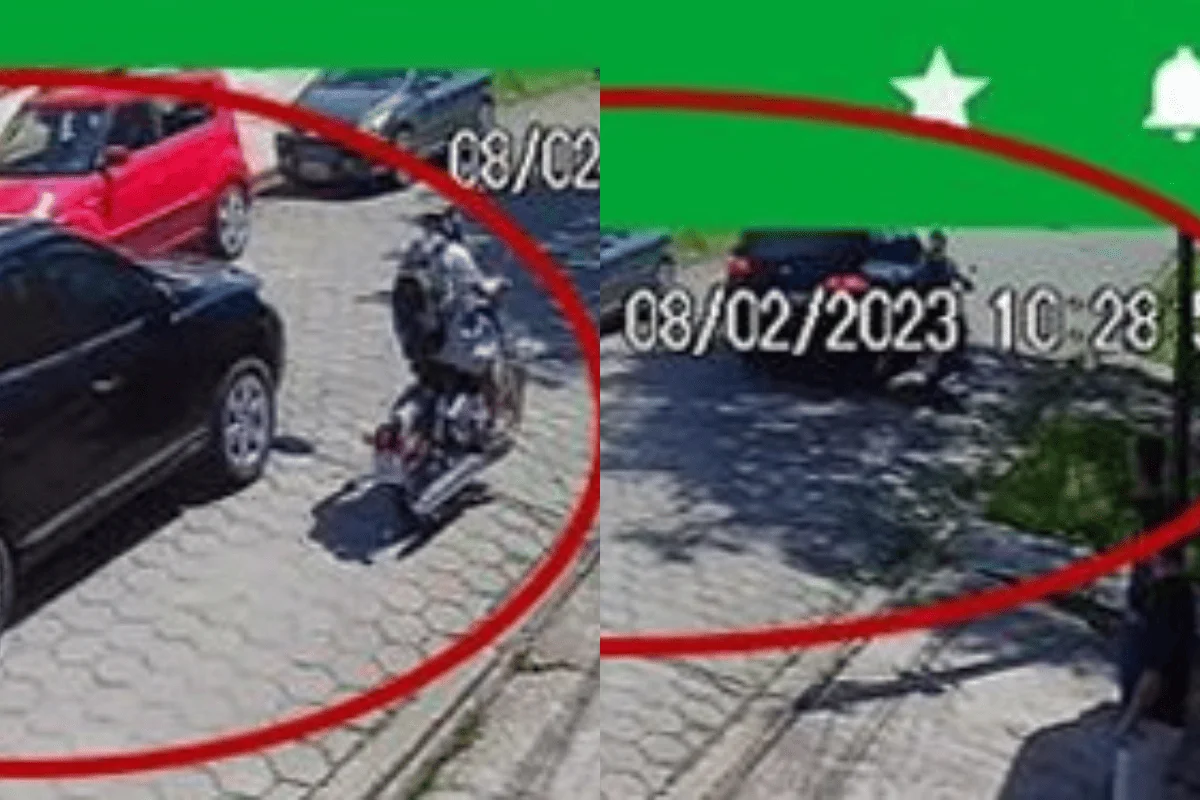 Câmeras de segurança flagram momento em que Silvio Dessordi atropela Pedro Siqueira Câmeras de segurança flagram momento em que Silvio Dessordi atropela Pedro Siqueira