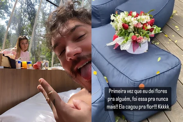 Elieer reclama após Viih Tube esquecer flores