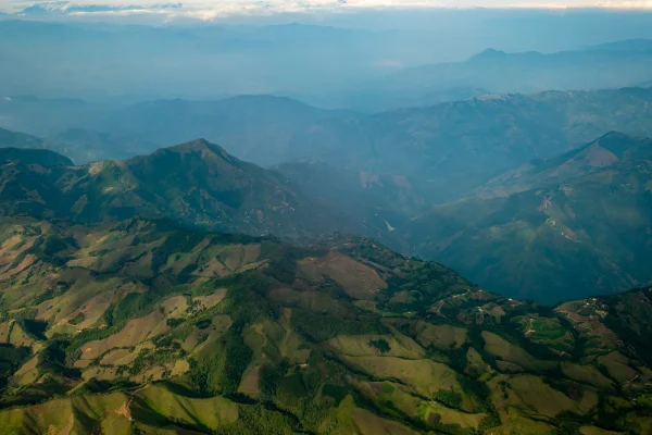 Imagem de altiplano em Bogotá, na Colômbia - Metrópoles