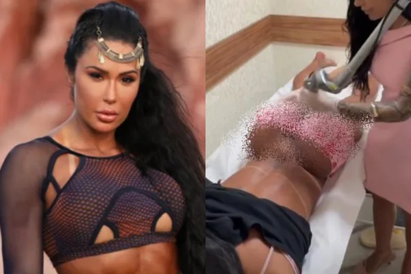 Mágoa? Gracyanne explica decisão de remover tatuagem dedicada a Belo