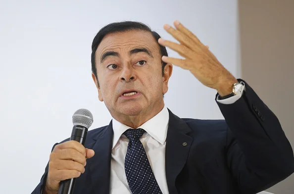 Imagem colorida de Carlos Ghosn