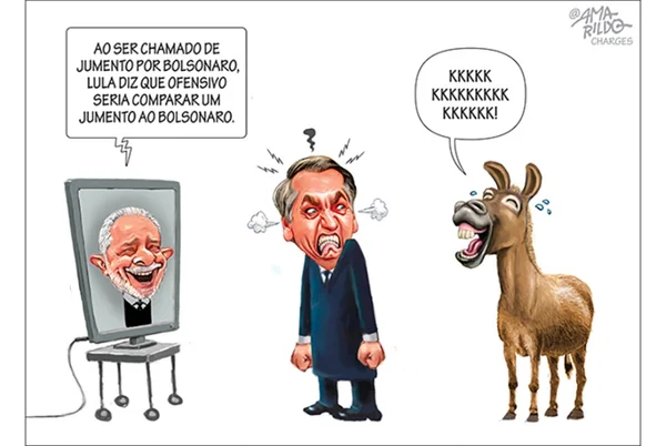 Charge do Amarildo