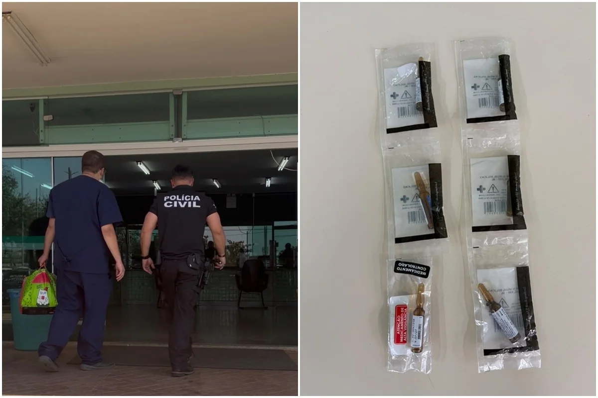 Técnico de enfermagem é preso após furtar ampolas de morfina Técnico de enfermagem é preso após furtar ampolas de morfina