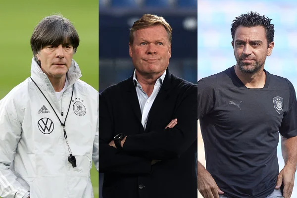 Joachim Low, Ronald Koeman e Xavi