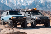 O casal viajava em um veículo de off-road