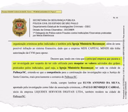Trecho do inquérito da PCSP que aponta suposto crime de lavagem de dinheiro envolvendo o pastor Davi Nicoletti