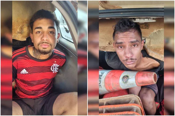 Dupla presa após perseguição no SIA debocha: "Achei que ia escapar"