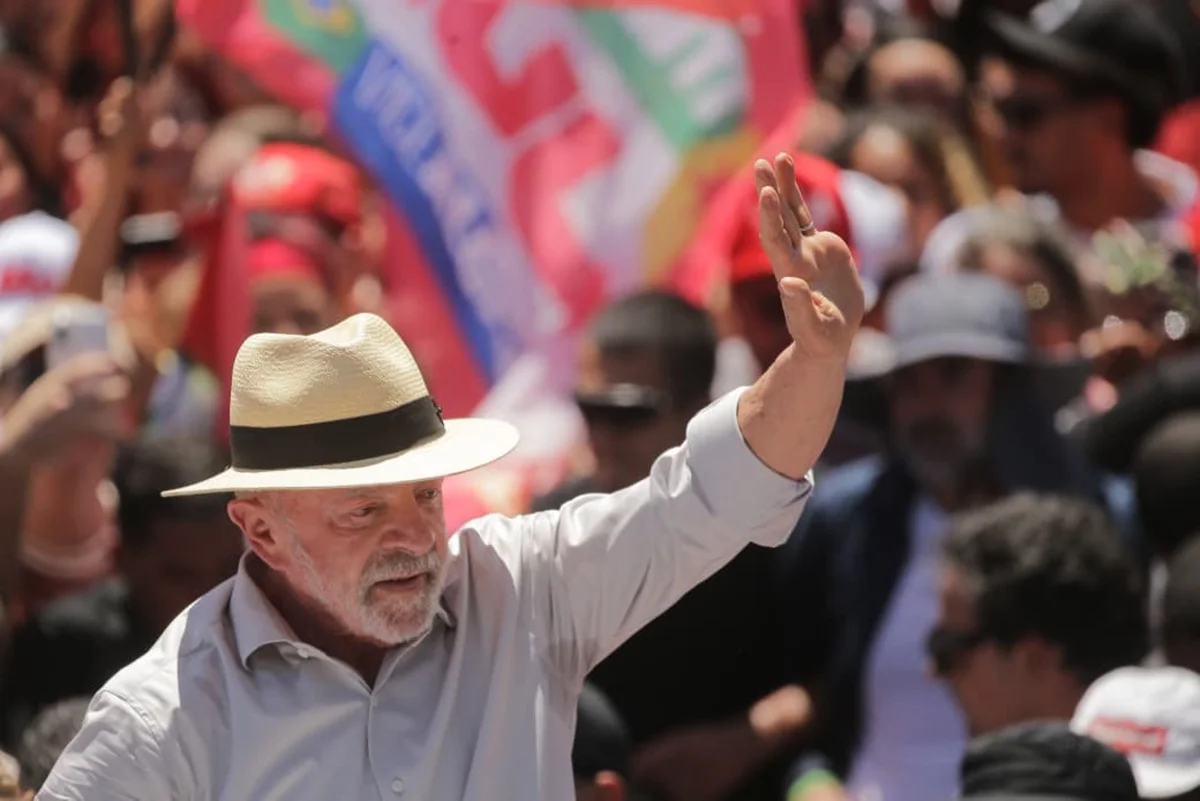 O presidente Luiz Inácio Lula da Silva (PT) participa de ato de campanha O presidente Luiz Inácio Lula da Silva (PT) participa de ato de campanha