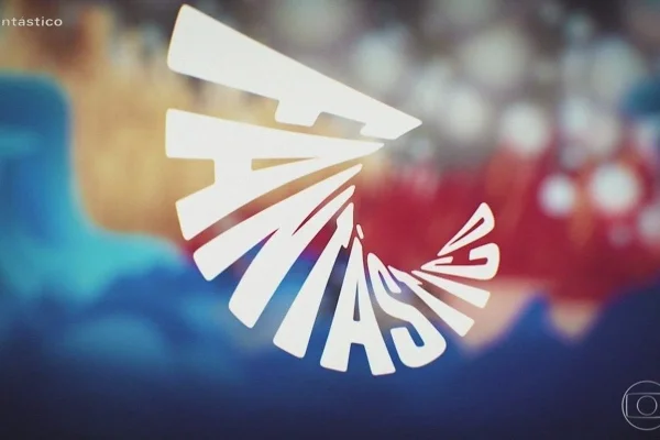 Imagem colorida da logo do Fantástico - Metrópoles