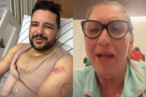 Padrasto de Virginia faz lipo “às escondidas” e surpreende Margareth