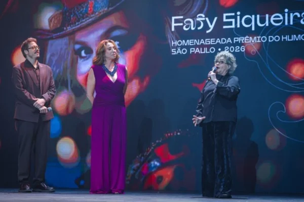 Porchat e Marisa Orth em premiação