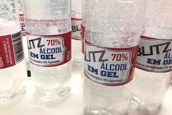 Álcool apreendido pela PCDF