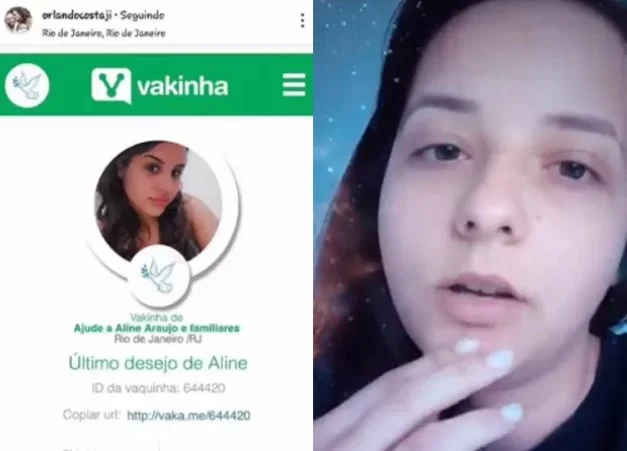 Amiga de Alinne denuncia vaquinha online em nome da blogueira Amiga de Alinne denuncia vaquinha online em nome da blogueira