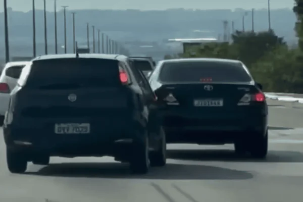 Vídeo: briga de trânsito acaba em perseguição em alta velocidade no DF