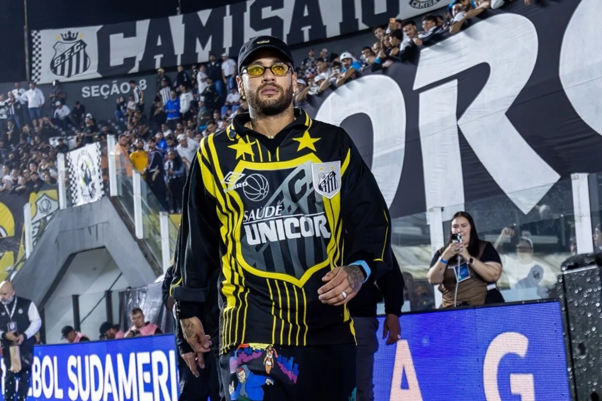 Neymar se pronuncia após Santos cair para o Atlético-MG na Sul-Americana