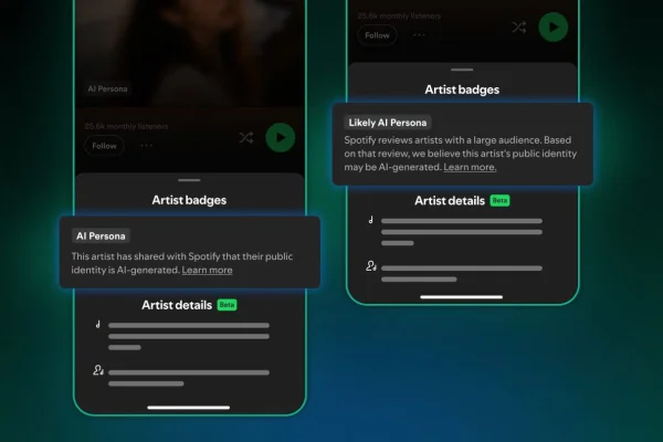 Como vai funcionar alerta do Spotify sobre artistas criados com IA - destaque galeria Como vai funcionar alerta do Spotify sobre artistas criados com IA - destaque galeria