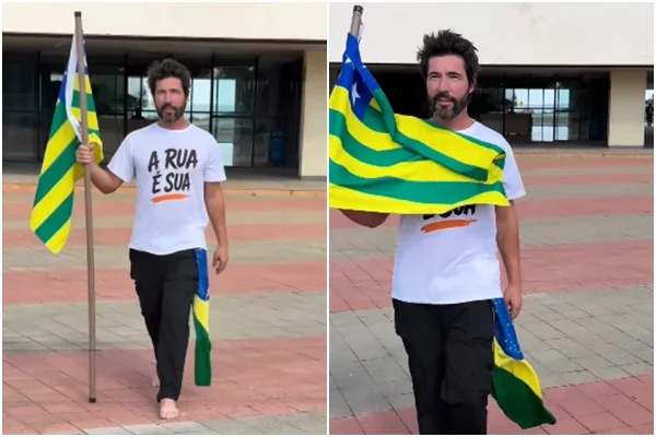 Ex-genro de Leonardo marcha de Goiânia a Brasília em ato político