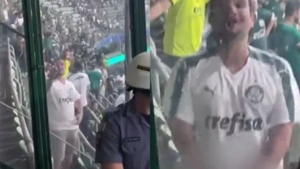 Palmeiras identifica e pune torcedor que mostrou o pênis no Allianz