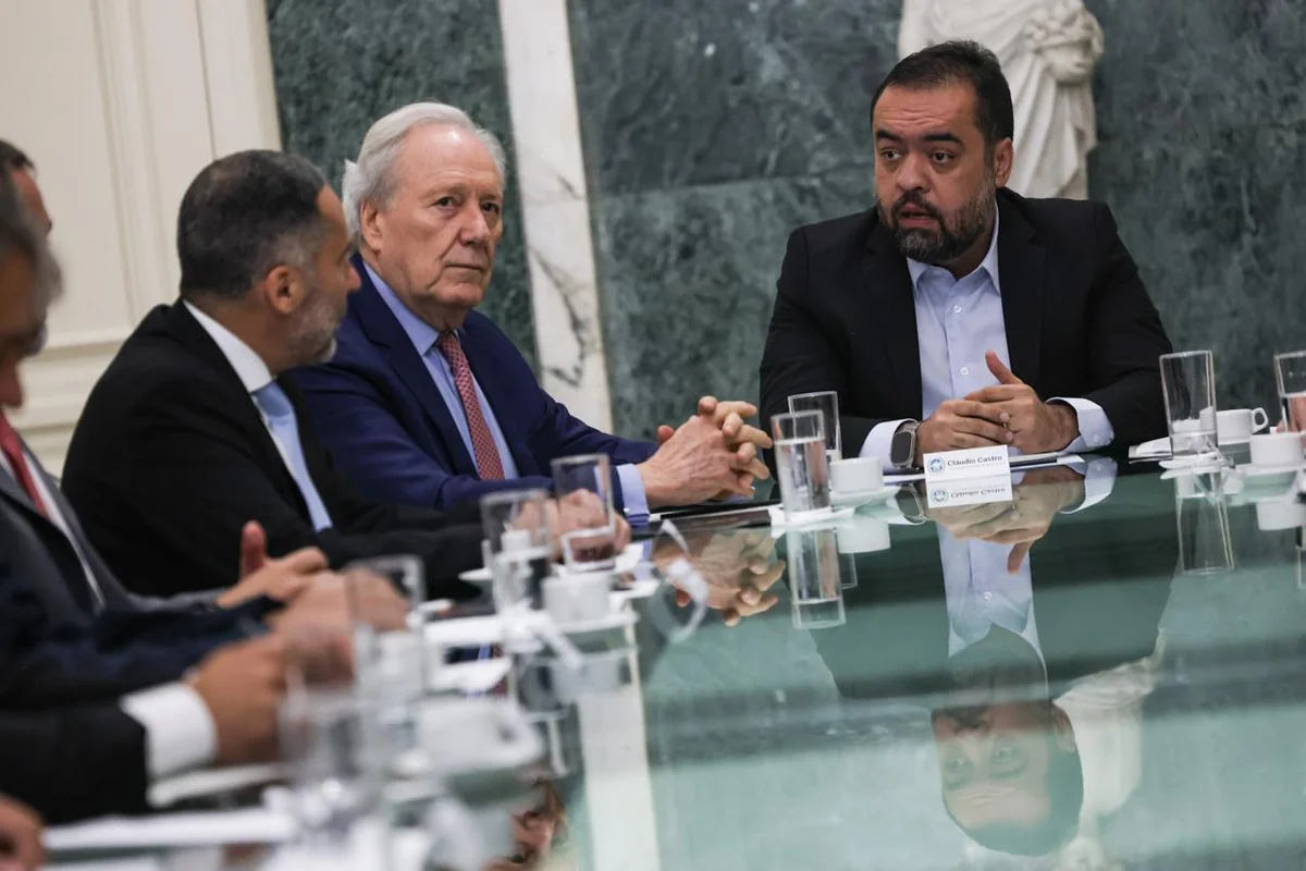 Coletiva com Governador do Rio, Claudio Castro, o Ministro de Segurança Ricardo Lewandowski sobre resultado da operação Contenção