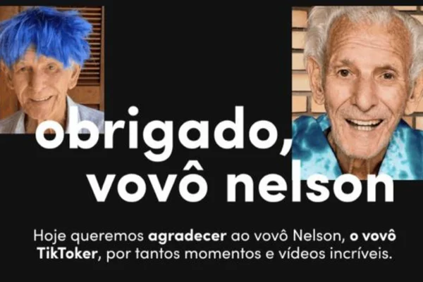 TikTok homenageia Vovô Nelson: “Ensinou a deixar a vida mais leve”