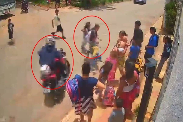Menina de 8 anos voa ao ser atropelada por motociclista que foge sem prestar socorro