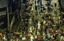 SP: comércio isola calçada e “joga” morador para fluxo da Cracolândia