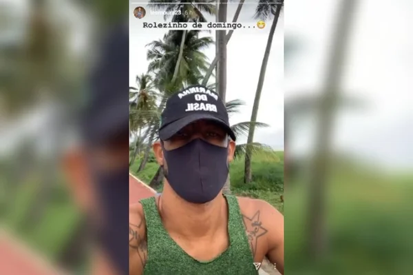 Léo Moura descumpre decreto de isolamento social na PB e posta vídeos na internet