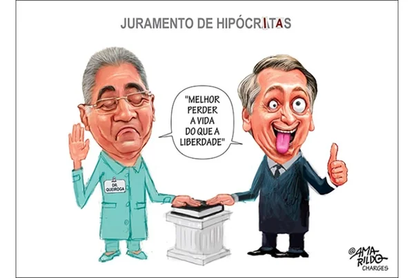 Charge do Amarildo