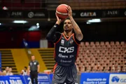 Shamell, maior pontuador da história do NBB, foi o cestinha com 18 pontos, junto com Leal do Unifacisa