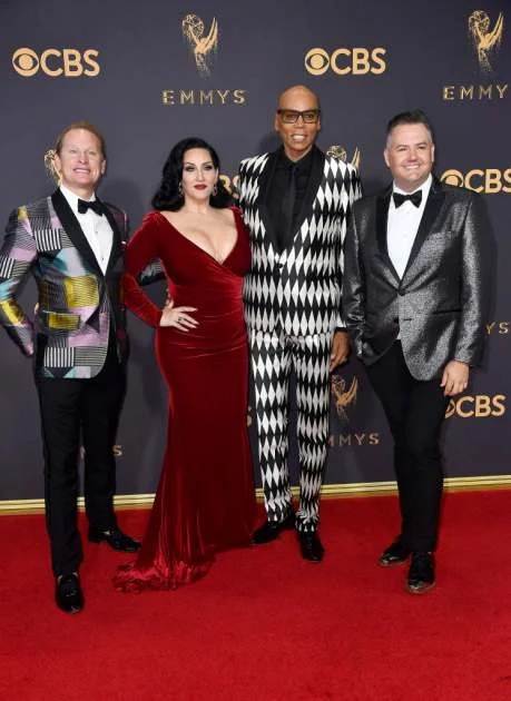 Carson Kressley, Michelle Visage, RuPaul e Ross Mathews Carson Kressley, Michelle Visage, RuPaul e Ross Mathews