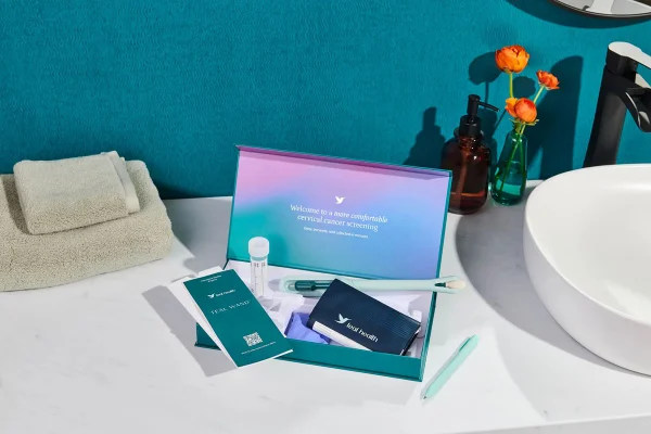 Kit de teste caseiro de papanicolau caseiro da Teal Wand da Teal Health para rastreamento domiciliar do câncer cervical - Metrópoles