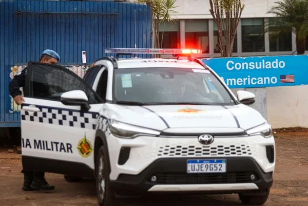 PMDF reforça policiamento próximo às embaixadas dos EUA e Austrália