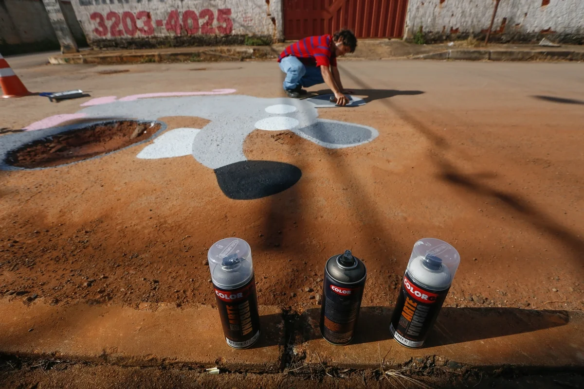 Sobradinho II recebe intervenção artística no último dia de folia - imagem 4 Sobradinho II recebe intervenção artística no último dia de folia - imagem 4