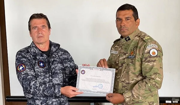 PM do DF é 1º brasileiro a se tornar instrutor de método avançado em resgate de soterrados