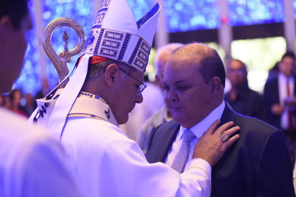 Missa em Ação de Graças ao governador reeleito Ibaneis Rocha no Santuário Dom Bosco