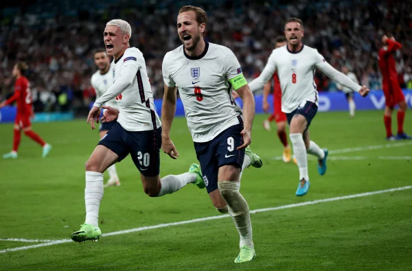 Inglaterra bate Dinamarca na prorrogação e vai à final da Eurocopa contra Itália